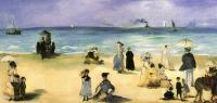 Manet, Edouard - On the beach at Boulogne